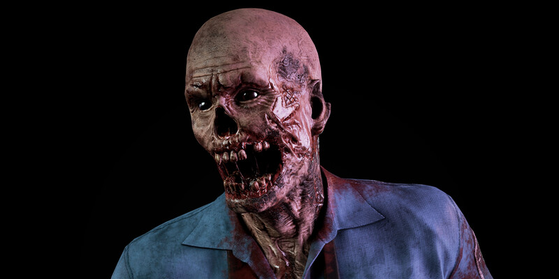 3D zombie