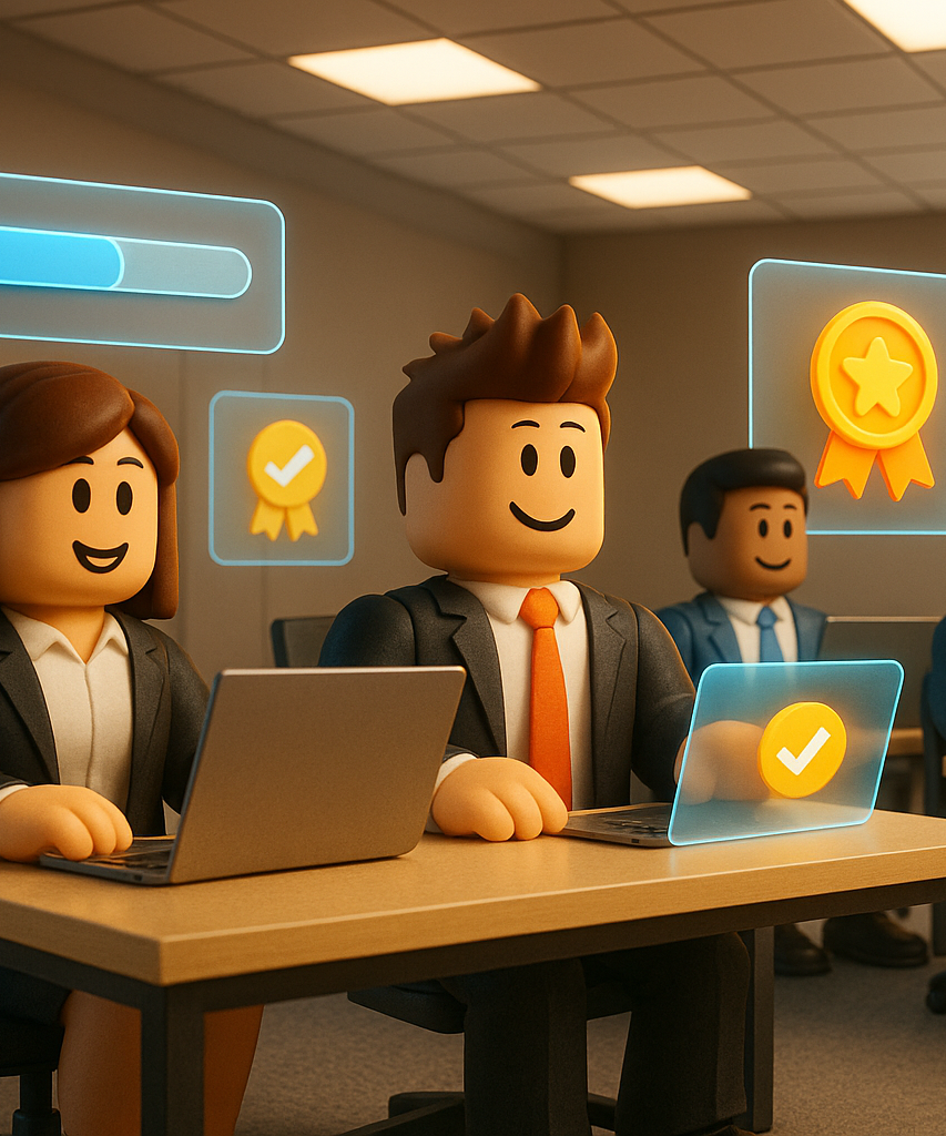 Gamifying education in corporate onboarding