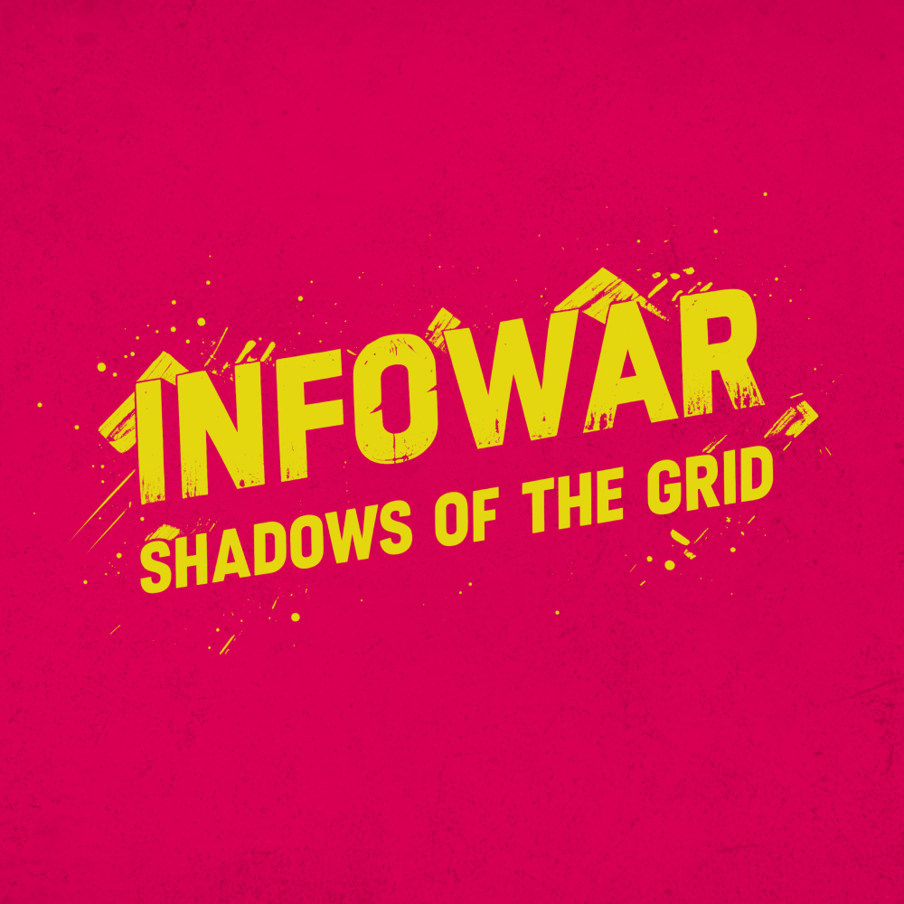 Infowar shadows of the grid logo
