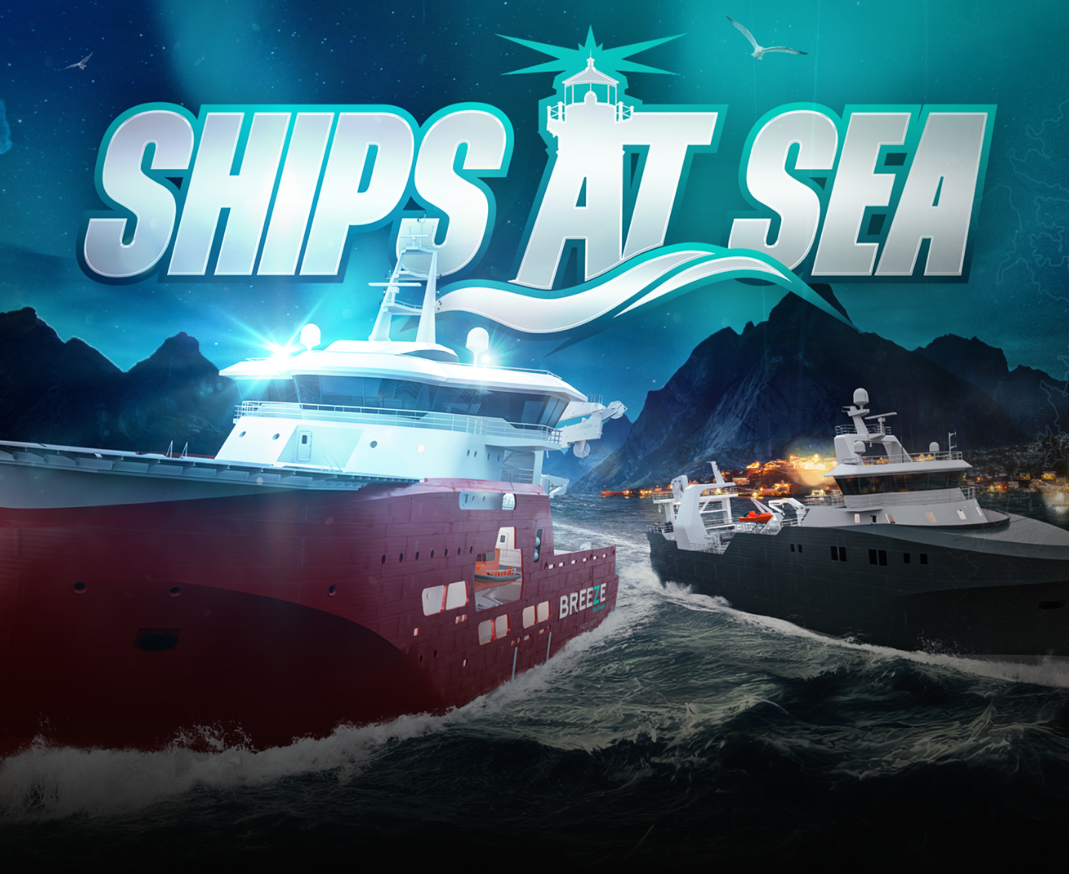 Ships at sea preview image